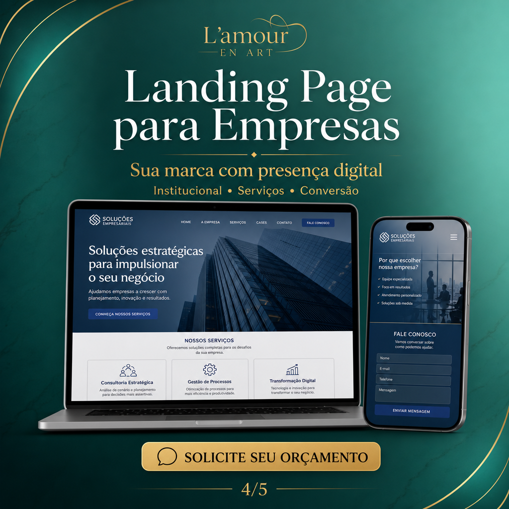 Landing page premium